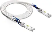 10Gtek [White 25G SFP28 SFP+ DAC Cable - 25GBASE-CR SFP28 to SFP28 Passive Direct Attach Copper Twinax Cable for Mellanox MCP2M00-A00A, 0.5-Meter(1.6ft)
