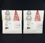 (Lot of 2) IKEA LJUSMOTT Cushion Cover Multicolor Christmas Tree 20 x 20"