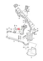 NEW AUDI VW AUDI Q8 Q7 TOUAREG 4MB 4MG 4MN CR7 PRESSURE HOSE 4M0145738R ORIGINAL