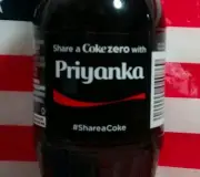 Share A Coke Zero With Priyanka Limited Edition Coca Cola Bottle 2015 USA
