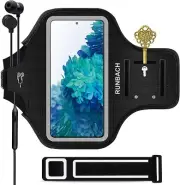 Runbach Water Resistant Running Armband for Samsung Galaxy S23+/S22+/S20 FE/S20+