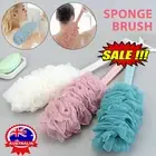 Long Handle Bath Brush Soft Mesh Sponge Back Scrubber Body Puff Shower Loofah ZQ