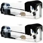 Hommization Self-locking Mousetrap Pest Control Rodents Trap Garden