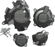 Guard Crash Bar Engine Cover Fit for GSXR 600 750 2004~2005 GSXS750 2017~2023 for Suzuki Motorcycle Alternator Clutch Protection Accessories Engine Guard(Carbon Fiber)