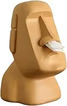 Easter Tissue Box Holder | Easter Island Tissue Box | Creative Face Tissue Case Organizer Dispenser for Car Home Bathroom and