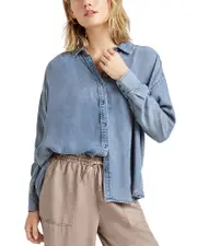 Splendid Ella Button Front Shirt