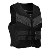 Adult Life Jacket Premium Neoprene Safety Vest Water Ski Wakeboard Float PFD Aid