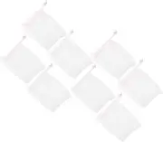 HAPINARY 8pcs Face Cleanser Foaming Nets Exfoliating Soap Pouch Pouch Soap Bulk Net Cleaning