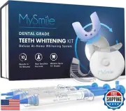 MySmile Teeth Whitening Kit with LED Light, 10 Min Non-Sensitive Fast Teeth W