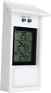 Landscape Thermometer Window/Fridge Memory Waterproof Celsius/Fahrenheit 20 to 50°c