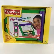 Fisher Price Flip Top Doodler Dry Marker Board Draw In Color Erase Vintage New