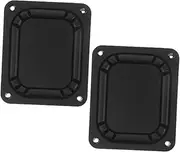 ETHZZLE 2PCS Passive Radiator Speaker Diaphragm Plate for Enhanced Bass Performance Rectangular Design for Car Speaker Replacement Multi Device Compatibility Durable Bass Effects