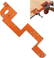 Heavy Duty Cabinet Pull Template for Easy Installation | Professional Router Table Insert Plate | Jig for Precise Handle Placement | Ideal Hardware Jig for Cabinet Makers and Projects
