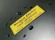 WESTERN ELECTRIC 720A SPEAKER LOGO WATER SLIDE DECAL WATER DECAL STICKER