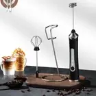 Milk Frother Handheld for Coffee, Electric Kitchen Powerful Milk Frother 3 Speed