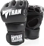 MMA Gloves with Open Palms TRAN, for Boxing Martial Arts Karate Sparring, Good for Grappling Training