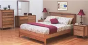 Glendale Queen 4 Piece Tallboy Bedroom Suite - Blackwood