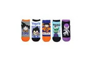 Dragon Ball Z Character Variety 5-Pair Pack of Low Cut Socks