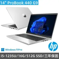 在飛比找momo購物網優惠-【HP 惠普】14吋i5-12代商用筆電(ProBook 4
