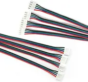 4PCS 1.5M 59 Inch Stepper Motor Cables Lead Wire HX2.54 4 Pin to 6 Pin