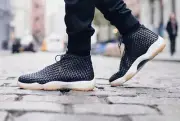 $375 Nike Air Jordan Future Premium Leather Black White Sail Gum XI Men 11 Shoes