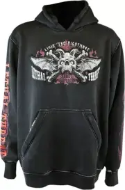 Lethal Threat Livin' the Nightmare Hoodie Black 3X-Large