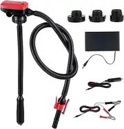 12V Portable Electric Oil Pump Handheld Diesel Pump 14.4LPM/3.2GPM Pump Oil Fuel Water Transfer Pump With Auto-stop Sensor and 3 Power Supply