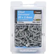 Paslode CLOUTS NAILS 500g Galvanised AUS Brand - 20x2.8mm, 25x2.8mm Or 30x2.8mm
