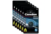 6x Camelion Lithium 1632 Button Cell 3V Batteries For Calculator Watch Car Keys