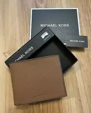 Michael Kors Andy Slim Bifold Wallet 86F2SANF5V Brown