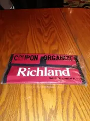 Vintage Richland Coupon Organizer Holder 1960's-70s