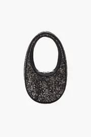 CRYSTAL EMBELLISHED MINI SWIPE BAG