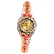 Fashionable Ladies Bracelet Watch Rhinestone Clock Quartz Watch