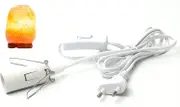 Cable For Salt Lamp With Switch - E14-1.8 M - Socket For Salt Lamp, White