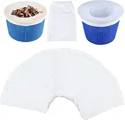 30 Pack Pool Skimmer Socks,Swimming Pool Filter Skimmer Socks for Save Pumps,Pool Skimmer Socks for Filter Baskets,Pool Accessories(White)