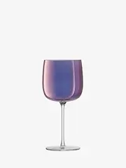 [LSA International] Aurora Wine Glass 450ml Polar Violet | Set of 4 | Hand Painted Glassware | AR05