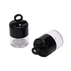 10g Portable Plastic Empty Loose Box Bottle Makeup Jar Container with Puff G_bf