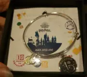 Alex And Ani Harry Potter ASCENDIO Silver Charm Bracelet