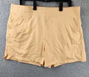 Calvin Klein Performance Sweatshorts Women's XXL Sunstone High Rise Pull On~