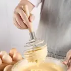Stainless Steel Dough Whisk Spring Whisk Kitchen Baking Flour EggMixer Eggbeater