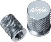 xinjiedianzi 2Pcs Compatible with Ninja 250 300 400 650 1000SX H2 Motorcycle Tire Valve Air Port Stem Cover Cap Plug CNC Aluminum Accessories(Lavender)