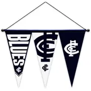 Carlton Blues AFL Felt Wall Pennant Hanger Flag Banner