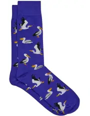 [Johnny Bigg] Pelican Fancy Sock in Royal Blue