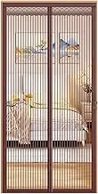 Magnetic Fly Screen Door 150x210cm, Keeps Bugs and Mosquitoes Out Magnetic Curtain Auto Closer Magnet, Hands-Free Entry, for Balcony Sliding Living Room Children's Room