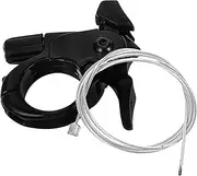 Toddmomy 1 Set Durable Remote Lever for Mountain Bikes Line Control Lock with Wire Core Easy to Install Versatile Accessory for Enhanced Safety and Stability During Riding