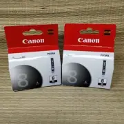 (2 Pack) Genuine Canon Inkjet ChromaLife 100 Pixma Black CLI-8BK 13ml Sealed