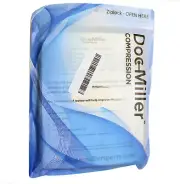 Doc Miller Thigh High Open Toe Compression Stockings (30-40mmHg) Black, Small