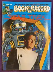 1979 STAR TREK Book & Record Set "THE ROBOT MASTERS"- Peter Pan Records SEALED