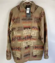 Pendleton Woolen Mills Aztec Button Up Oversized Shirt Jacket Women’s Large