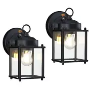 GRUENLICH Dusk to Dawn Outdoor Wall Lantern, Exterior Wall Sconce Light Fixtu...
